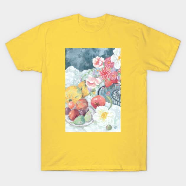 Gouache Fruit T-Shirt by Fifikoussout